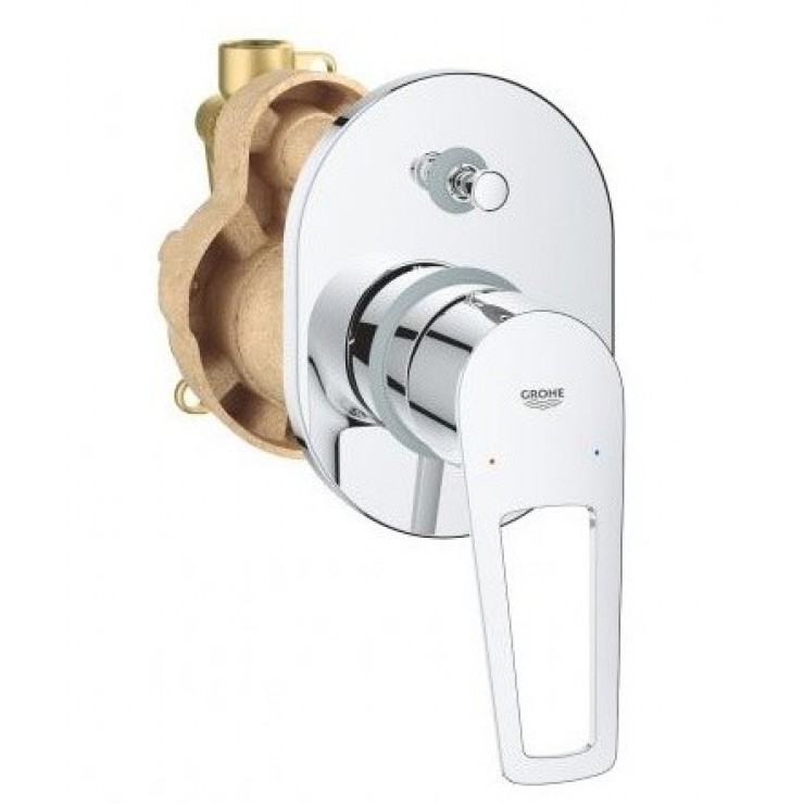 Bộ điều chỉnh nóng lạnh sen tắm âm tường dòng BauLoop OHM GROHE 29041001