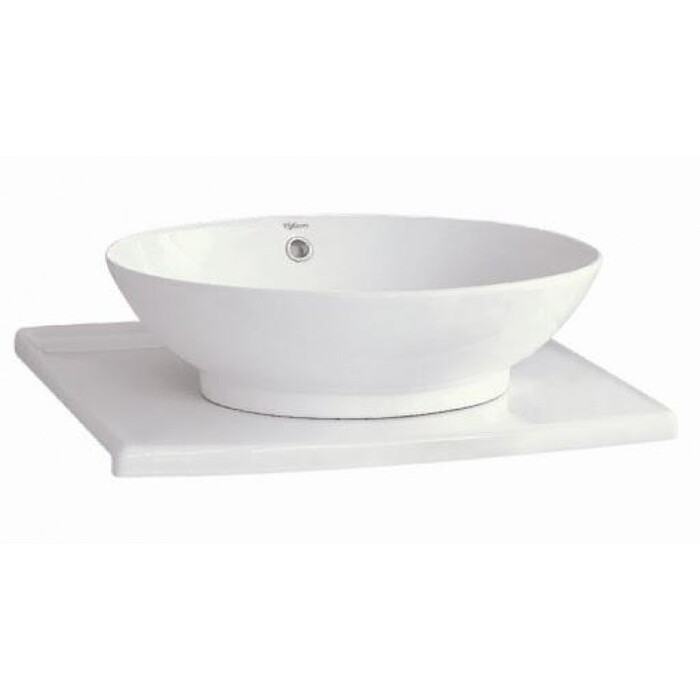 Chậu lavabo đặt bàn hình oval VIGLACERA BS415