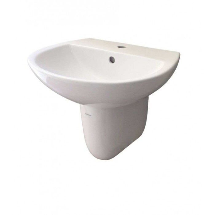 Chậu lavabo treo tường kèm chân ngắn VIGLACERA V36