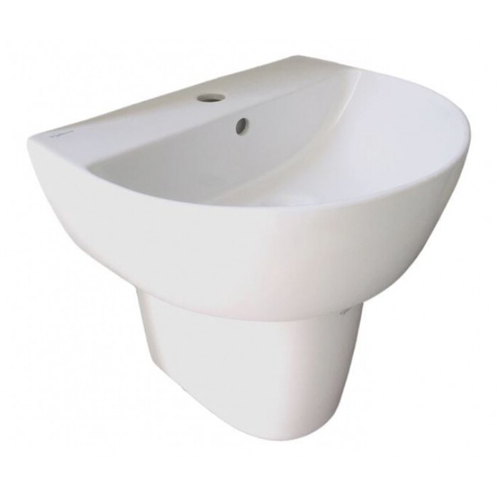 Chậu lavabo treo tường kèm chân ngắn VIGLACERA V37-chân