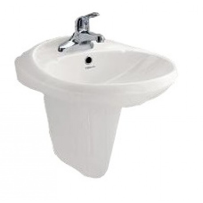 Chậu lavabo treo tường kèm chân ngắn VIGLACERA VTL2_BS503