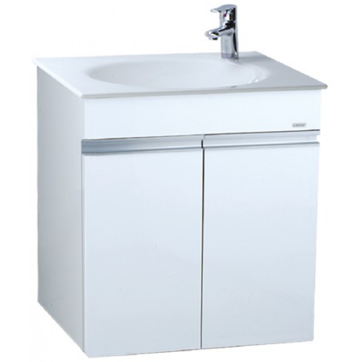 Bộ tủ lavabo treo tường màu trắng Caesar LF5038/EH05038AV