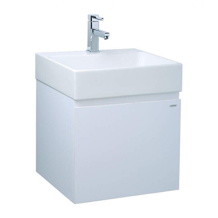 Bộ tủ lavabo treo tường màu trắng Caesar LF5253/EH05253AV