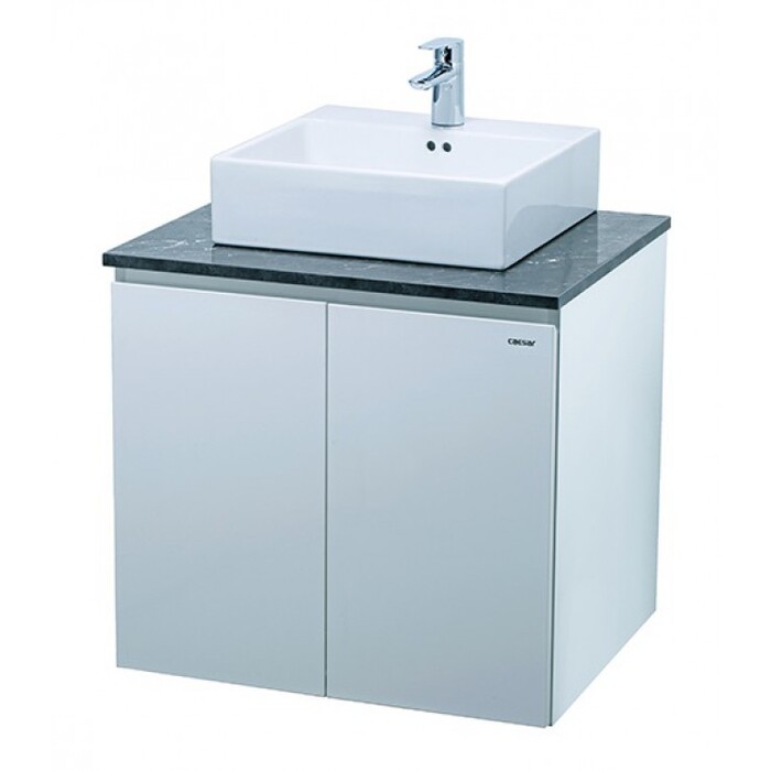 Bộ tủ lavabo treo tường màu trắng Caesar LF5261/EH46001AV