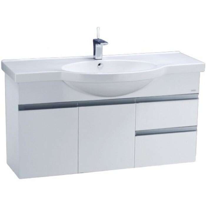 Bộ tủ lavabo treo tường màu trắng Caesar LF5324_EH05324AV