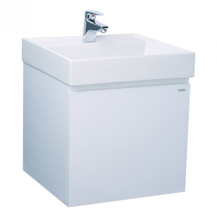 Bộ tủ lavabo treo tường màu trắng Caesar LF5380/EH05380AV