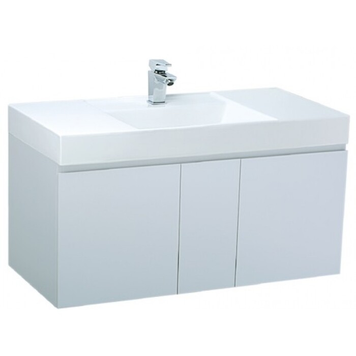 Bộ tủ lavabo treo tường màu trắng Caesar LF5386_EH05386AV