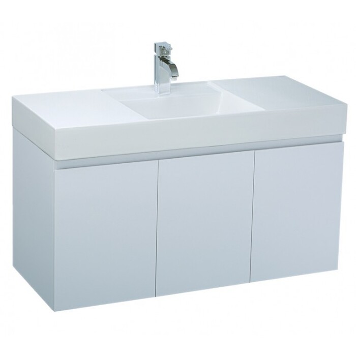 Bộ tủ lavabo treo tường màu trắng Caesar LF5388_EH05388AV