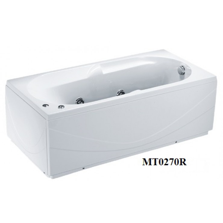 Bồn tắm massage chân yếm 1.7m Caesar MT0270L/R