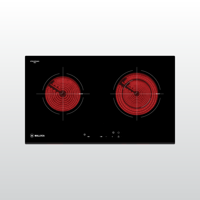 Bếp hồng ngoại 2 vùng nấu Malloca MH-7320 R
