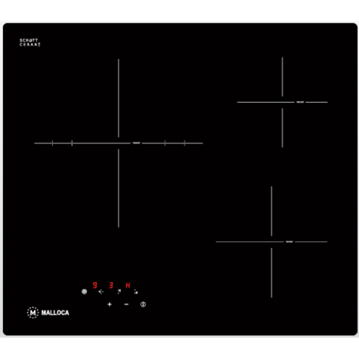 Bếp hồng ngoại 3 vùng nấu Malloca MR-593