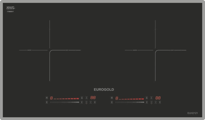 Bếp từ 2 vùng nấu EuroGold EUH2121
