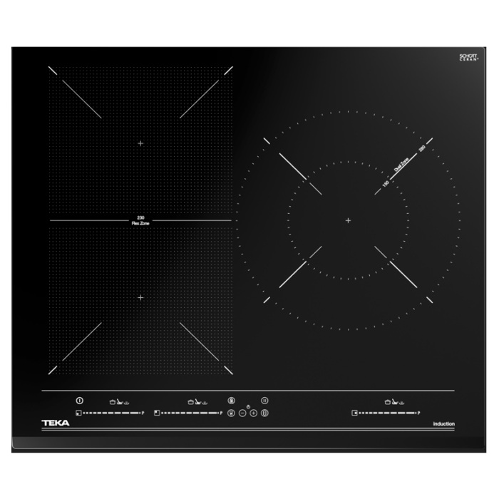 Bếp từ 3 vùng nấu ITF 65320 BK MSP Teka 112510016