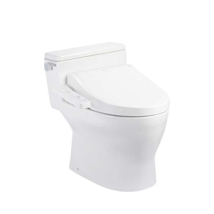 Bồn cầu 1 khối điện tử TOTO MS188VKW16 nắp rửa washlet TCF23410AAA