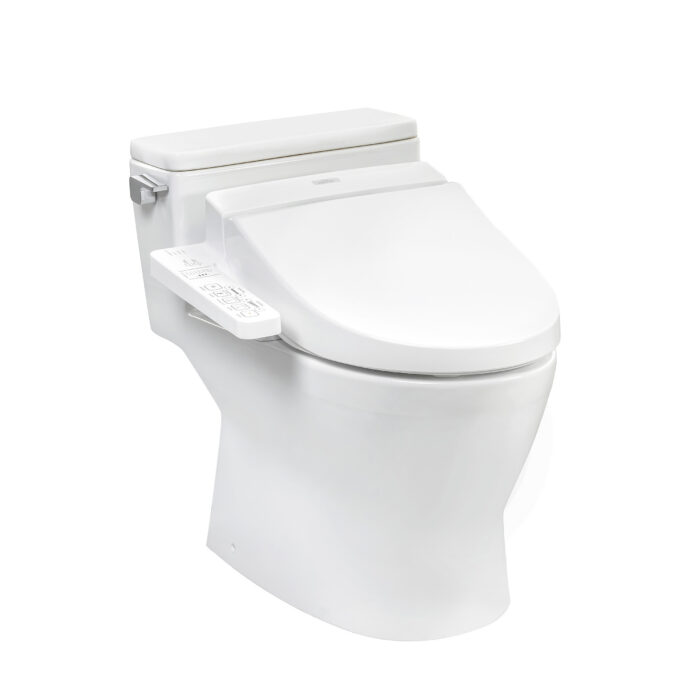 Bồn cầu 1 khối điện tử TOTO MS188VKW7 nắp rửa washlet TCF6631A