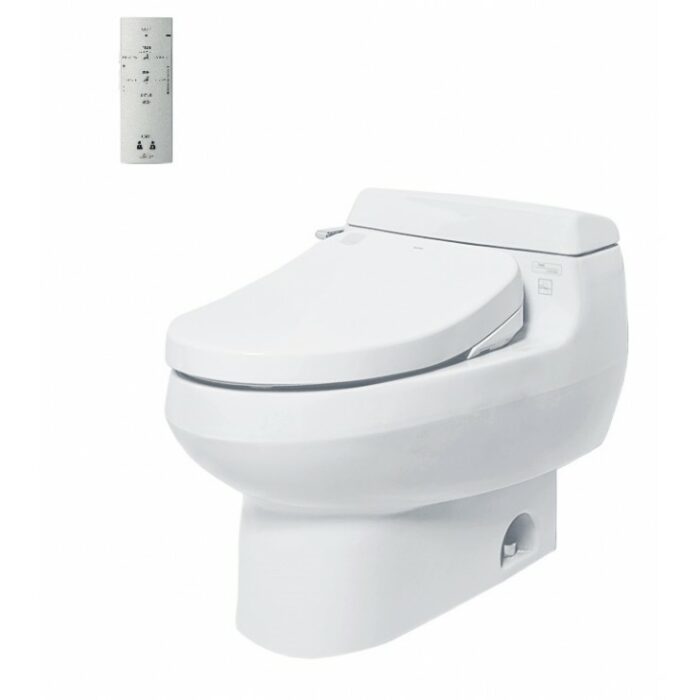 Bồn cầu 1 khối điện tử TOTO MS688W4 nắp rửa washlet TCF4731A