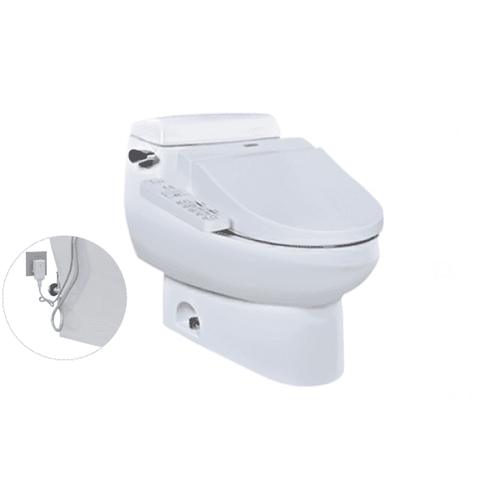 Bồn cầu 1 khối điện tử TOTO MS688W7 nắp rửa washlet TCF6631A