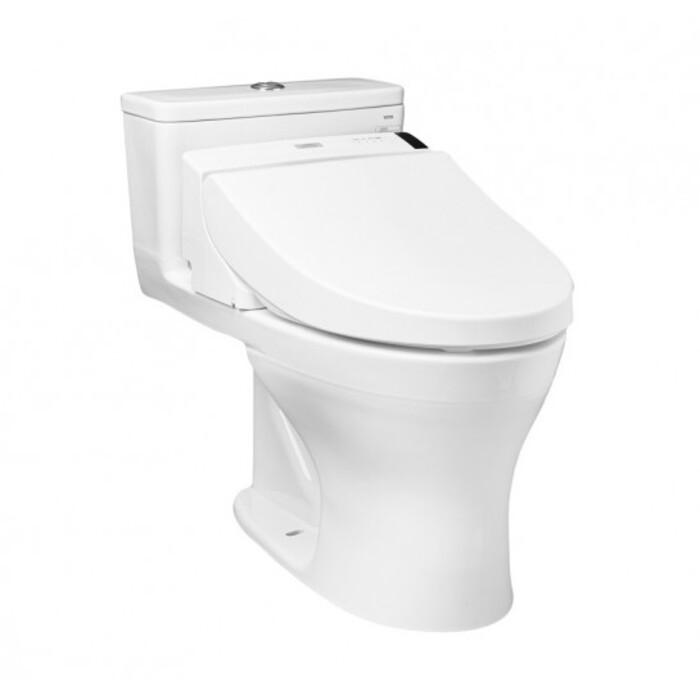 Bồn cầu 1 khối điện tử TOTO MS855DW6 nắp rửa washlet TCF6531Z