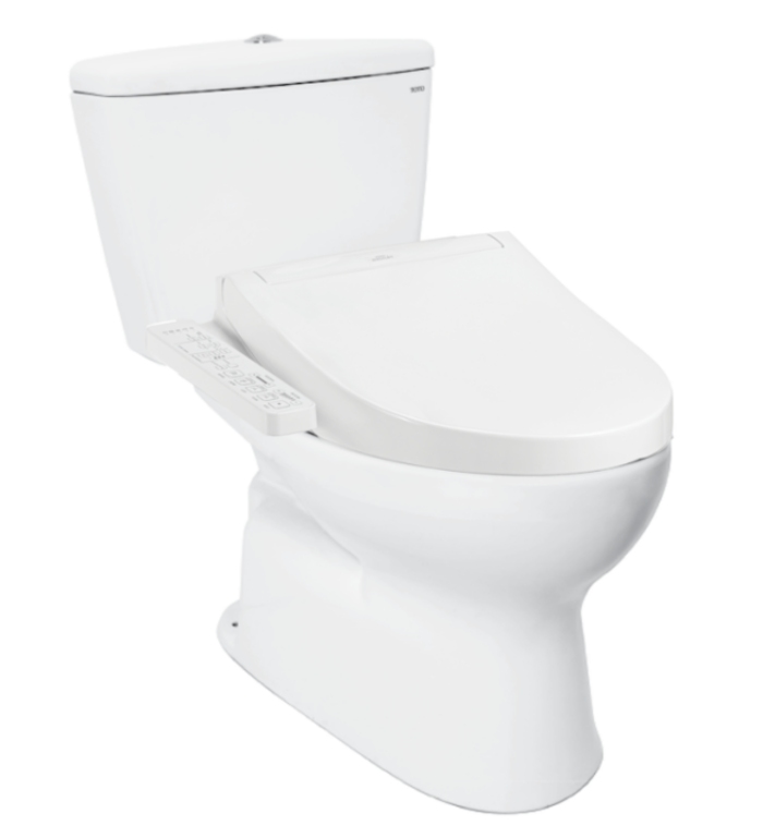 Bồn cầu 2 khối điện tử TOTO CS300DW16Y1 nắp rửa washlet TCF23410AAA