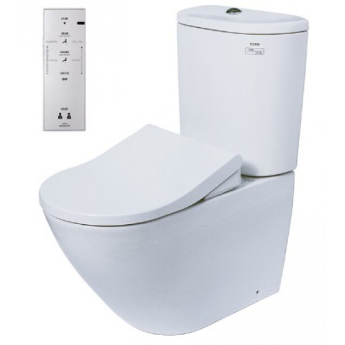 Bồn cầu 2 khối điện tử TOTO CS761DW5 nắp rửa washlet TCF4732A