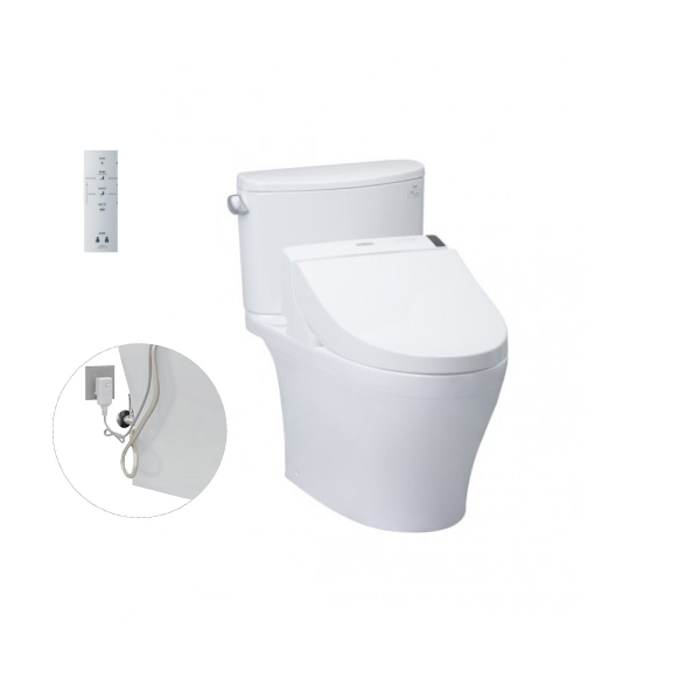 Bồn cầu 2 khối điện tử TOTO CS767RW6 nắp rửa washlet TCF6531Z