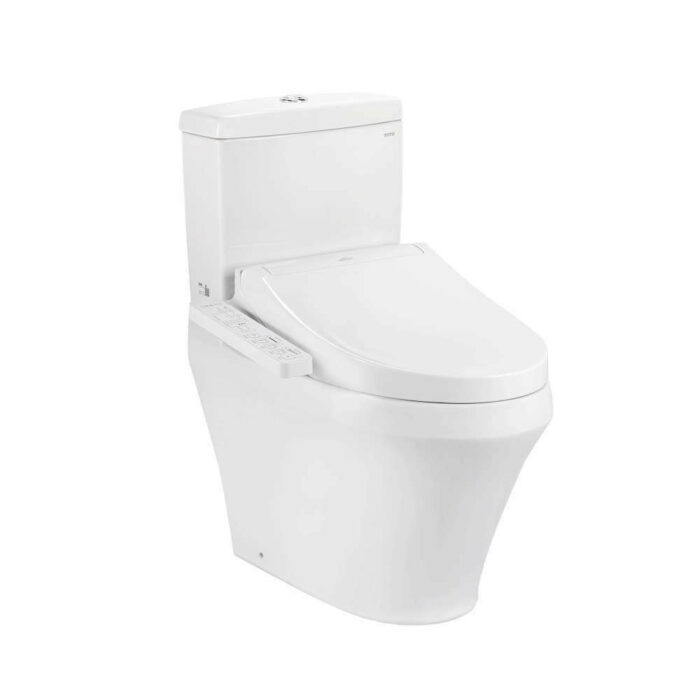 Bồn cầu 2 khối điện tử TOTO CS945DNW16 nắp rửa washlet TCF23410AAA