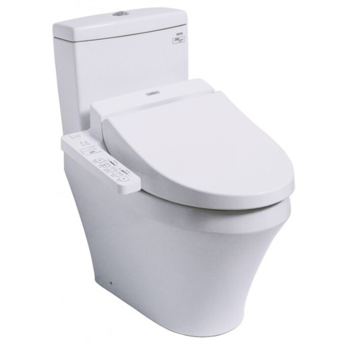 Bồn cầu 2 khối điện tử TOTO CS945DNW7 nắp rửa washlet TCF6631A