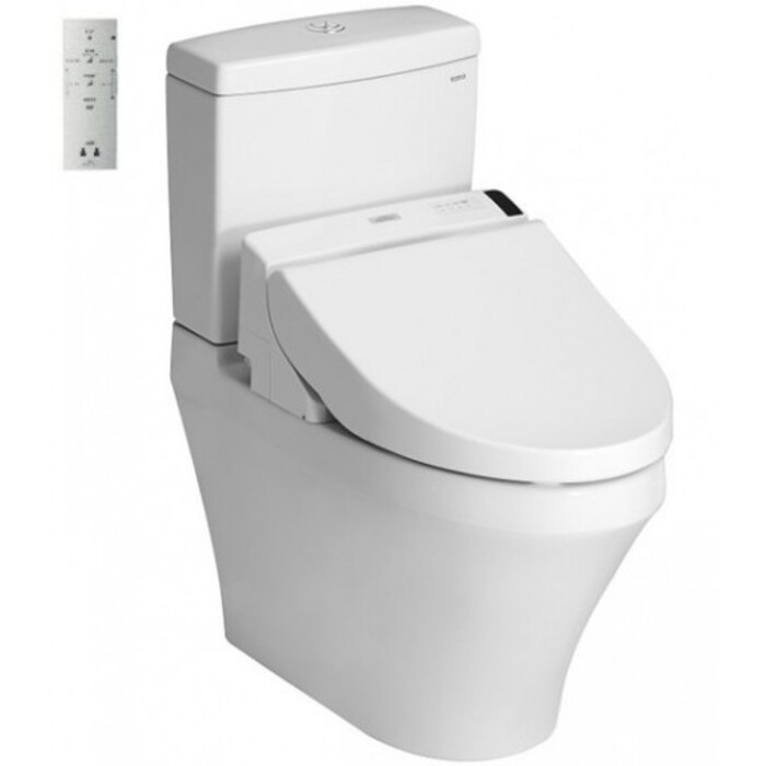 Bồn cầu 2 khối điện tử TOTO CS948DW6 nắp rửa washlet TCF6531Z