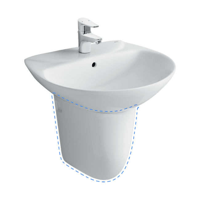 Chân chậu lavabo INAX L-288VC