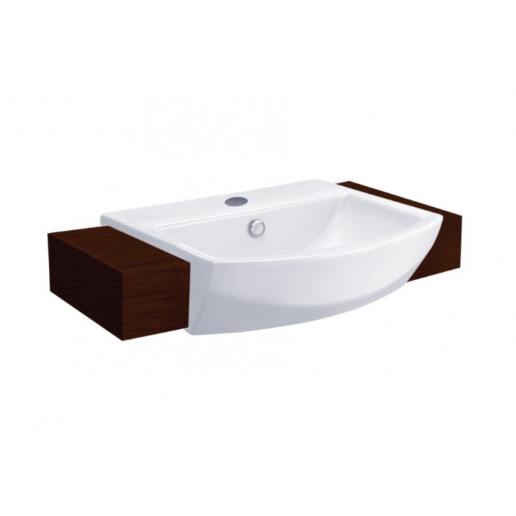 Chậu lavabo bán âm bàn dòng Tetragon COTTO C02427