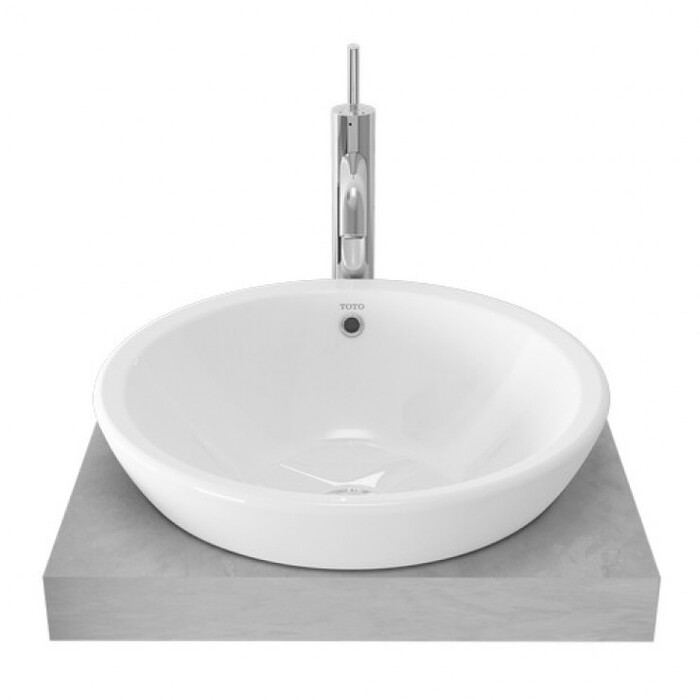 Chậu lavabo bán âm bàn TOTO LW526NJU#W