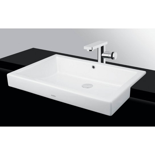 Chậu lavabo bán âm bàn TOTO LW646JW_F#W