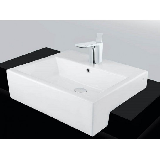 Chậu lavabo bán âm bàn TOTO LW647CJW_F