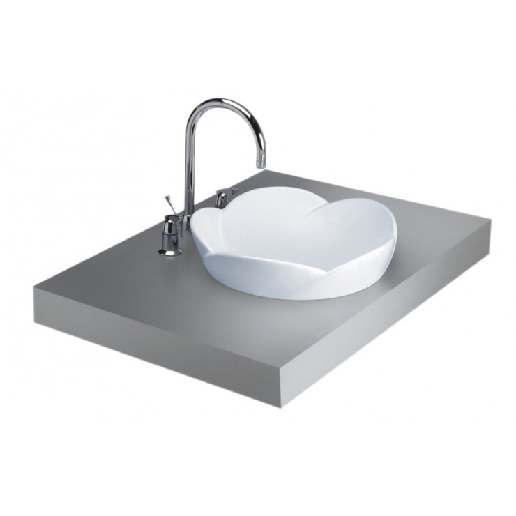 Chậu lavabo dương bàn dòng Fleur COTTO C0001