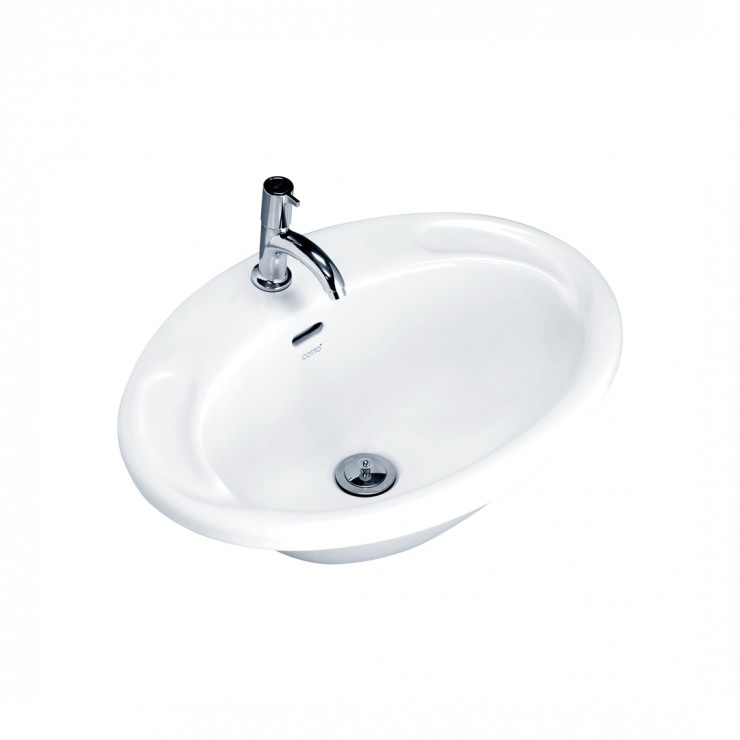 Chậu lavabo dương bàn dòng Jade COTTO C007