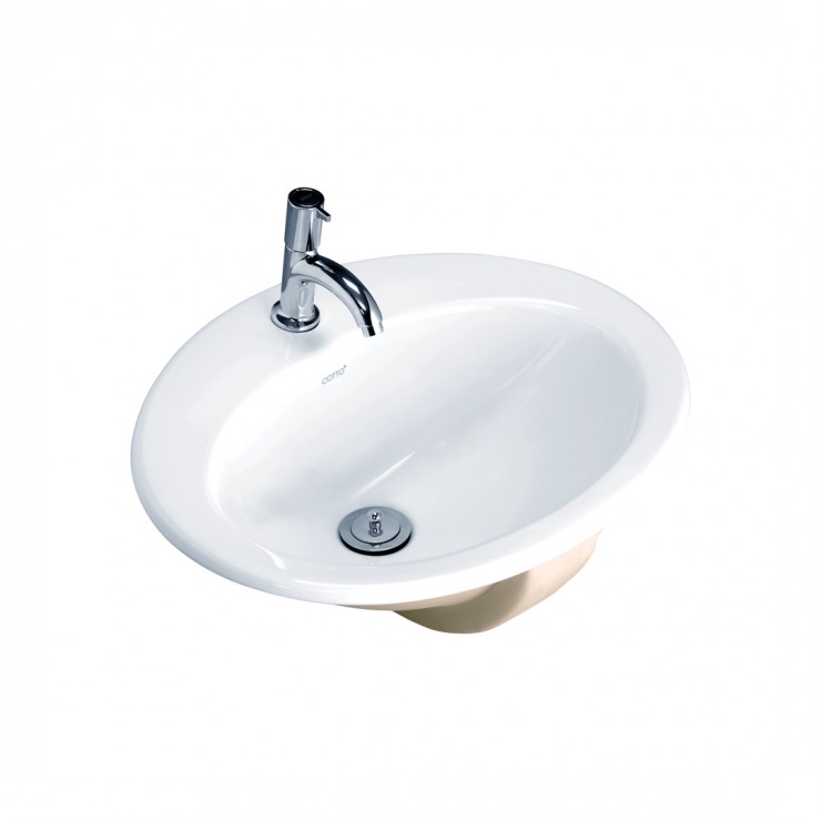 Chậu lavabo dương vành dòng Lisa COTTO C029