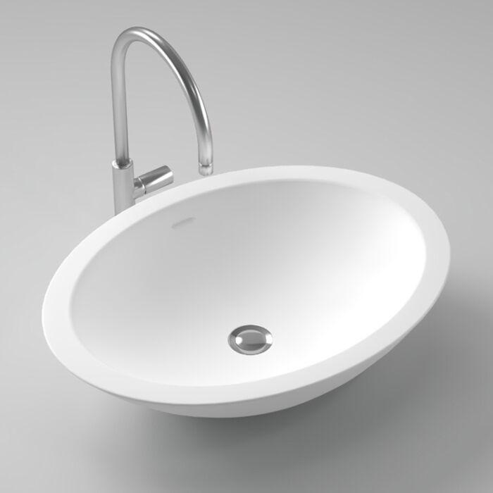 Chậu lavabo nguyên khối đặt bàn nhập Hàn Quốc Saturn SWL 0047