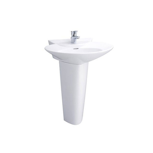 Chậu lavabo treo tường kèm chân dài TOTO LPT908C