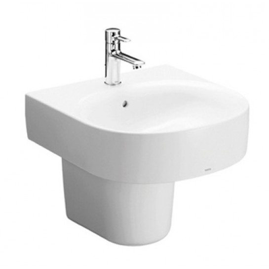 Chậu lavabo treo tường kèm chân ngắn TOTO LHT766CR