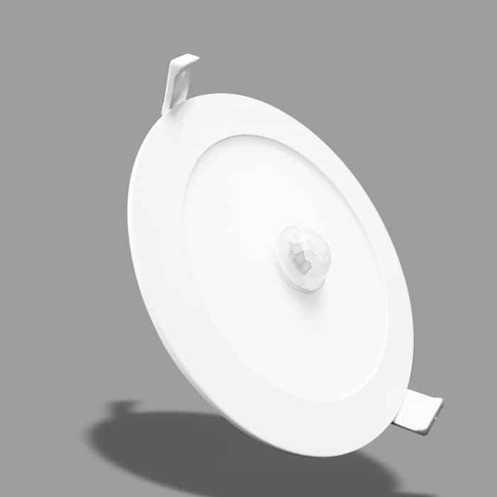 Đèn LED downlight âm trần siêu mỏng cảm biến chuyển động 9W ánh sáng vàng 3000K kích thước lỗ cắt 135mm Nanoco NSD093S