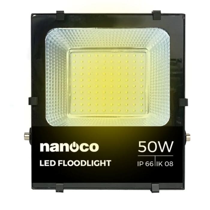 Đèn pha LED 50W High Series IP66 ánh sáng vàng 3000K Nanoco NLFH0503