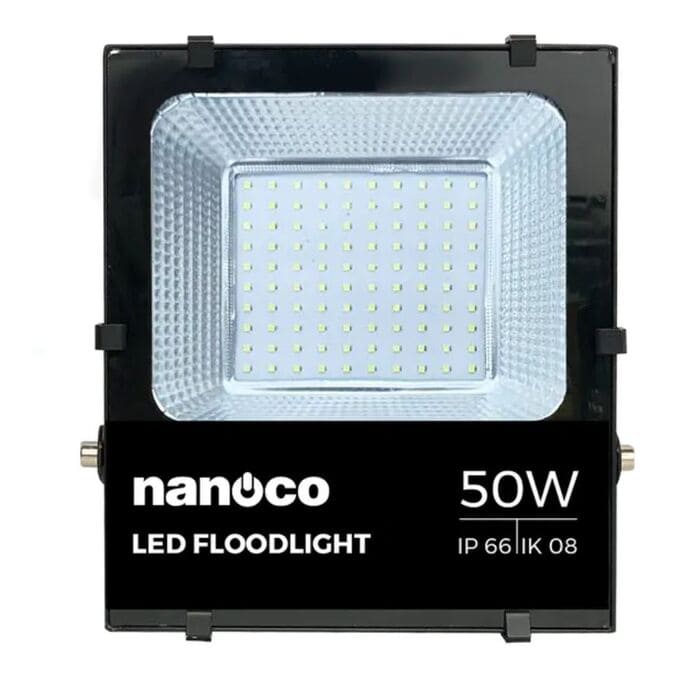 Đèn pha LED 50W High Series IP66 ánh sáng trắng 6500K Nanoco NLFH0506