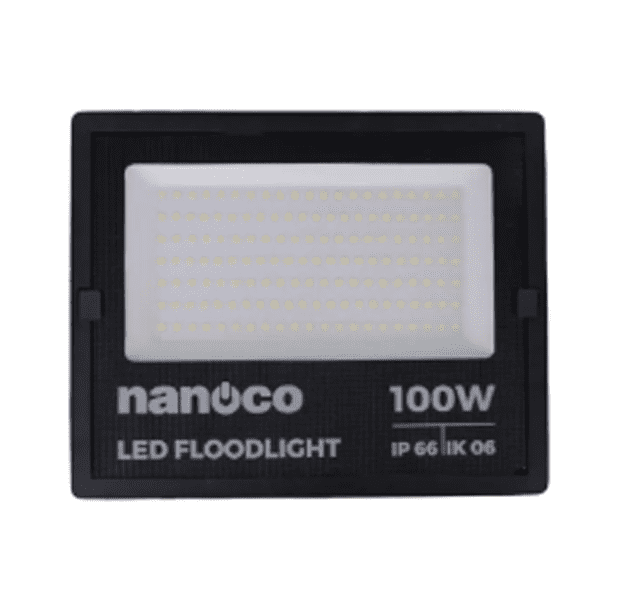 Đèn pha LED Mini Series IP66 100W ánh sáng vàng 3000K Nanoco NLFM1003