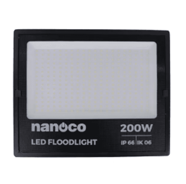 Đèn pha LED Mini Series IP66 200W ánh sáng trắng 6500K Nanoco NLFM2006