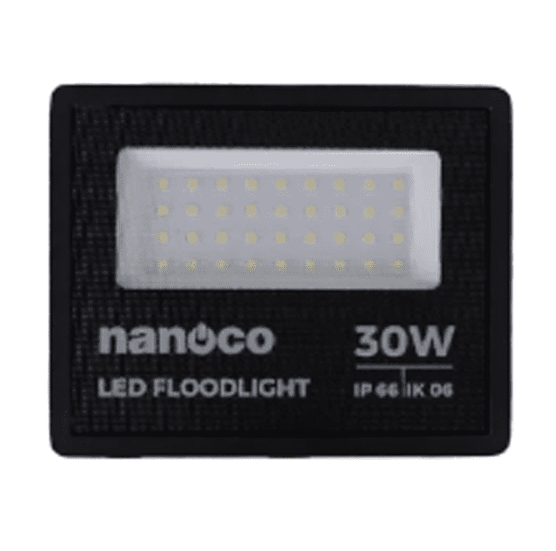 Đèn pha LED Mini Series IP66 30W ánh sáng vàng 3000K Nanoco NLFM0303