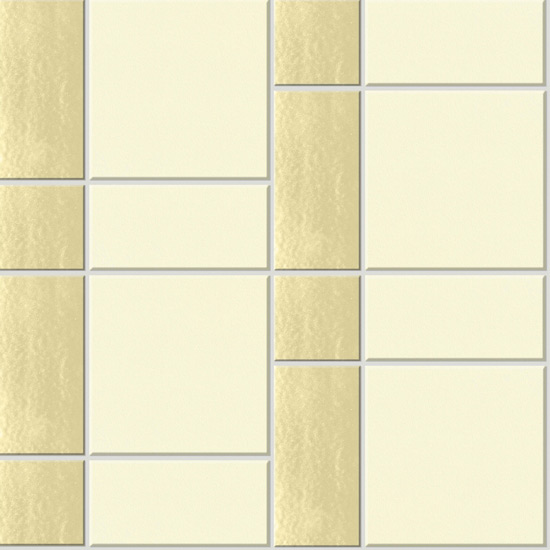 Gạch kiến trúc ốp tường dạng Mosaic 97x97 và 97x47 và 47x47 Lattice INAX 300/LTC-14