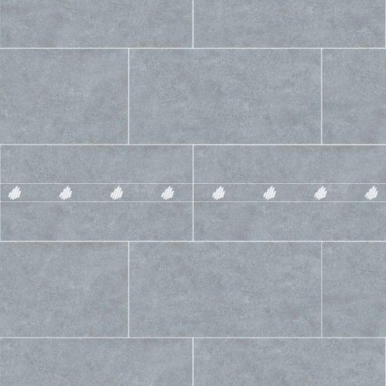 Gạch Porcelain vân đá chống trượt 30x60 màu xám men mờ Đồng Tâm 3060GECKO008