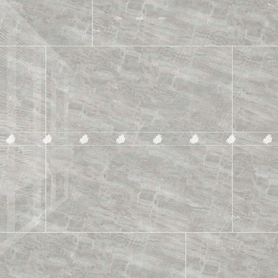 Gạch Porcelain vân đá kháng khuẩn 80x80 màu xám men bóng Đồng Tâm 8080TRUONGSON002-FP-H+