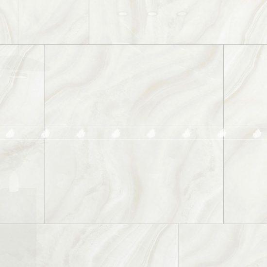 Gạch Porcelain vân đá kháng khuẩn 80x80 màu trắng nhạt men bóng Đồng Tâm 8080THUTHIEM001-FP-H+