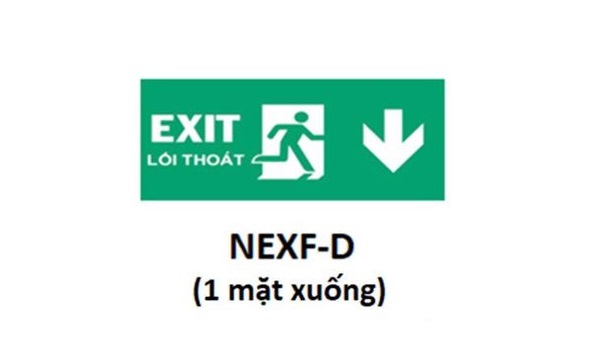 Hình chỉ hướng 1 mặt xuống Nanoco NEXF-D